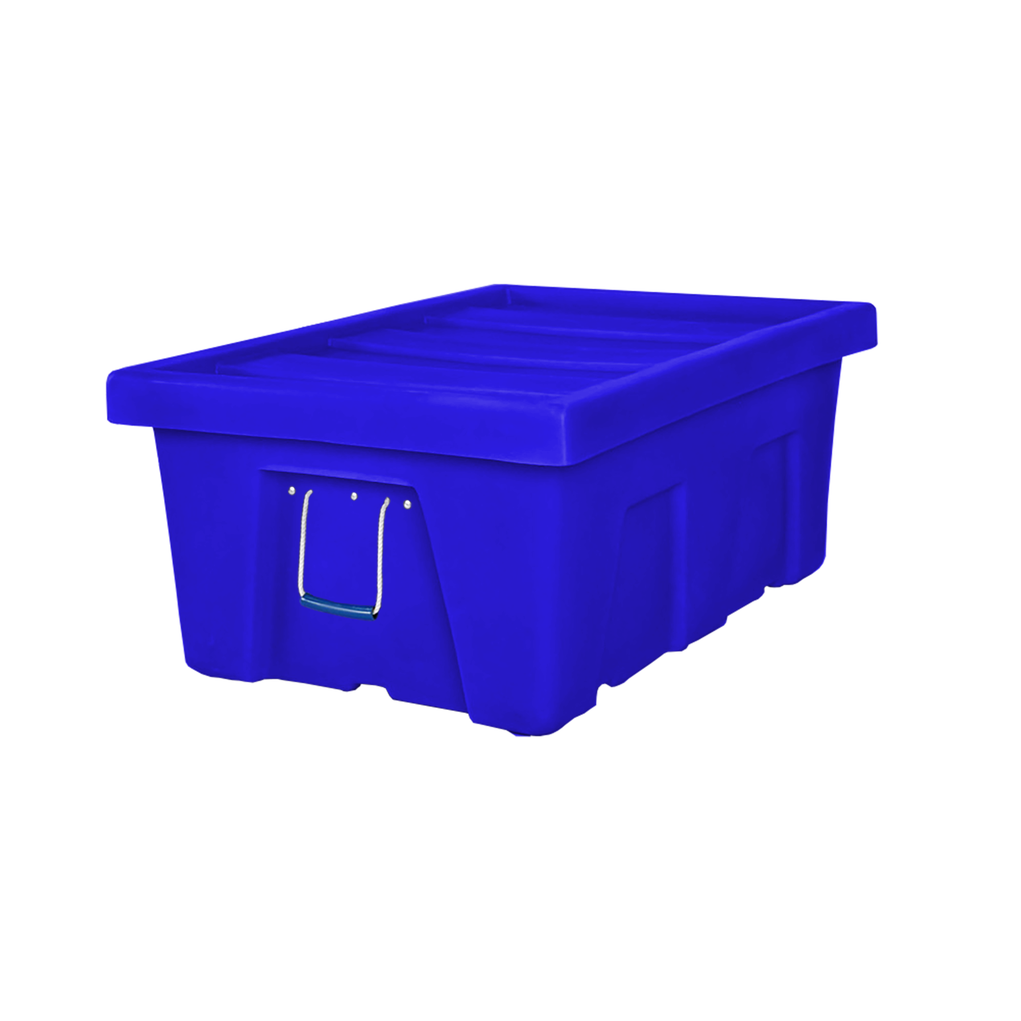 MTA-Series, Bulk Container, 5 Bushel, 38.5" x 26" x 16" - Dark Blue, Heavy Duty 