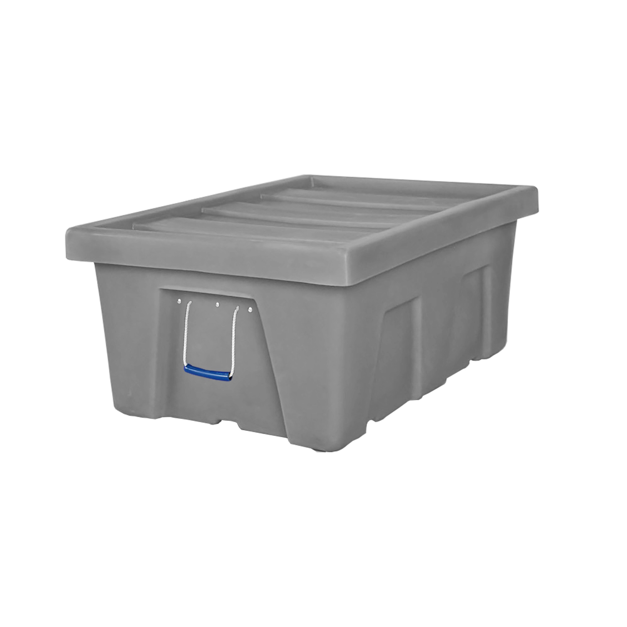 MTA-Series, Bulk Container, 5 Bushel, 38.5" x 26" x 16" - Gray, Heavy Duty 