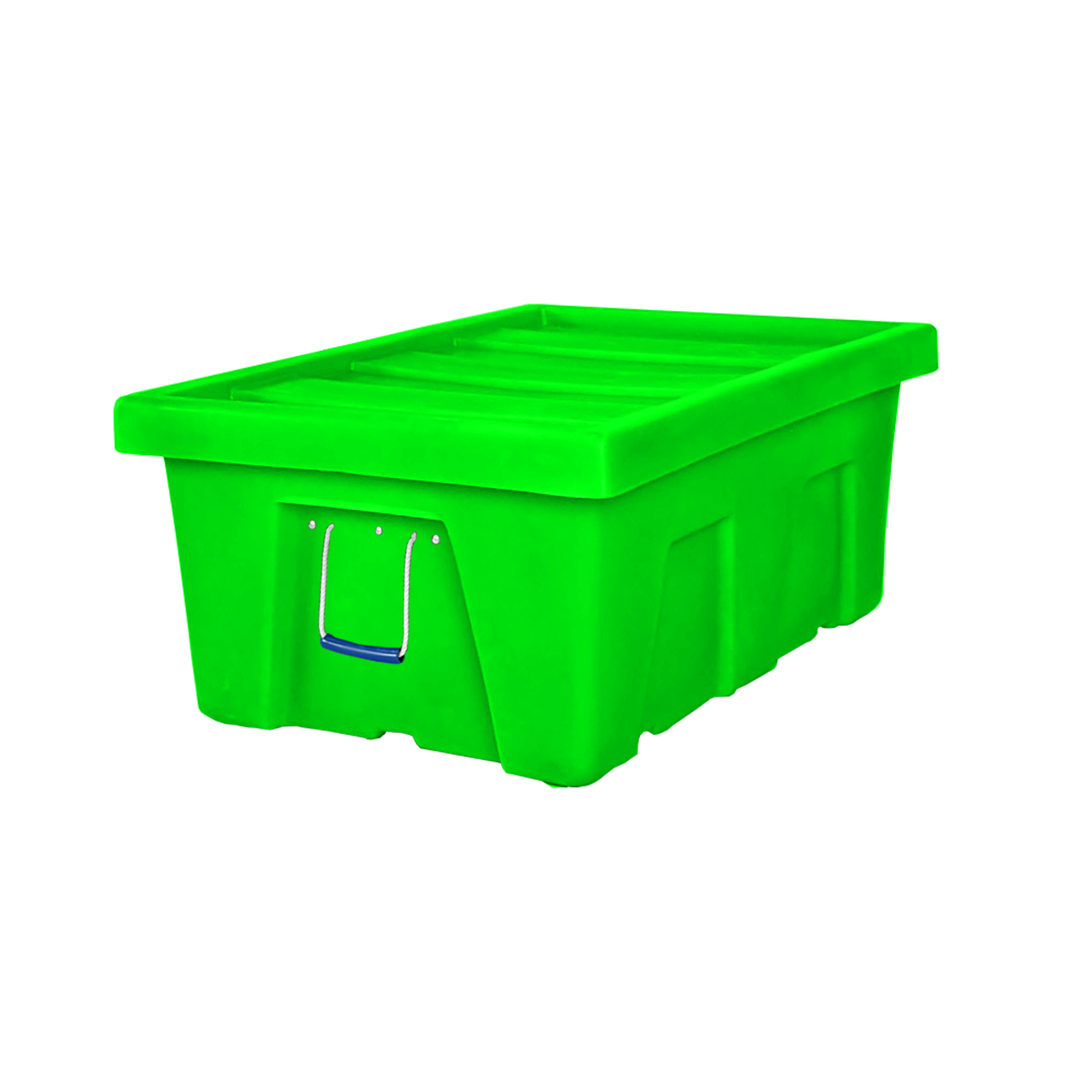 MTA-Series, Bulk Container, 5 Bushel, 38.5" x 26" x 16" - Lime Green, Heavy Duty 
