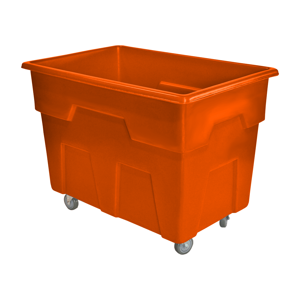MTB-H4, Bulk Box Truck, 11.5 Bushel, 44.5" x 29" x 34" - Orange, Heavy Duty 