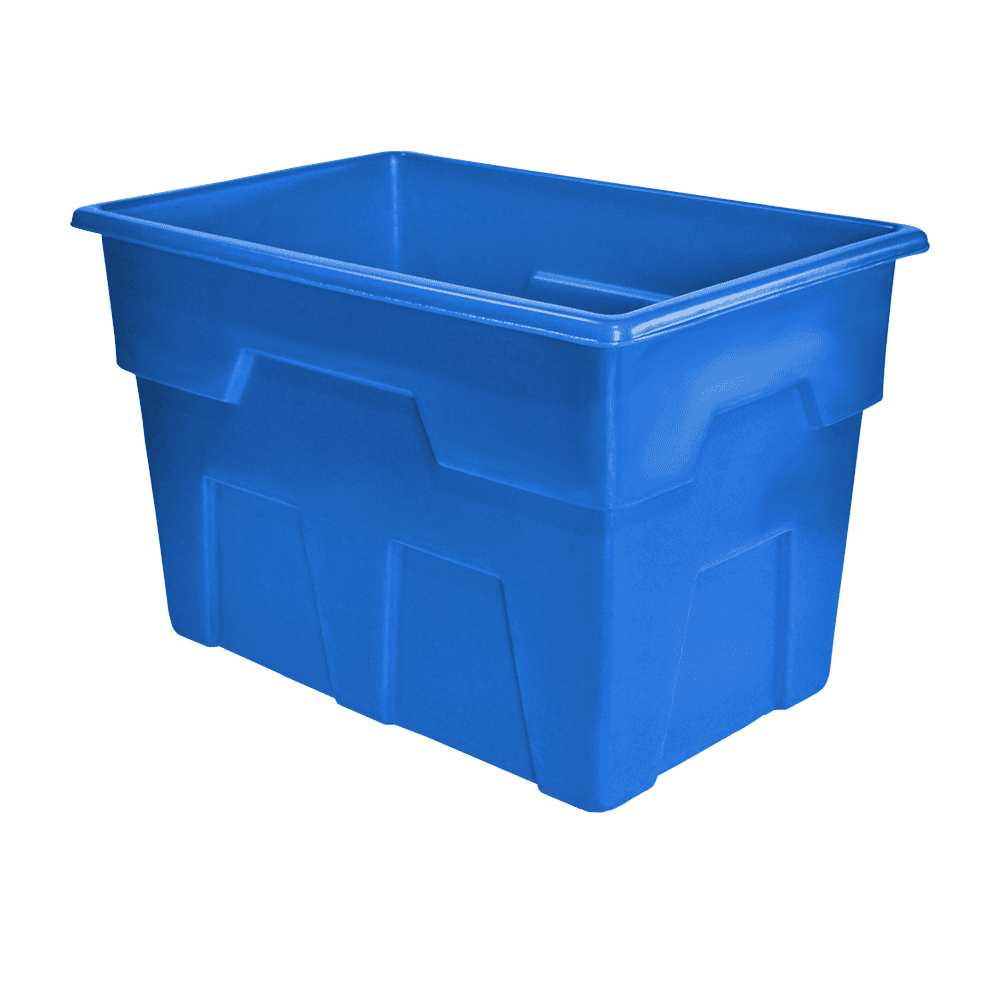 MTB-Series, Bulk Container, 11.5 Bushel, 44.5" x 29" x 29.25" - Blue, Heavy Duty 