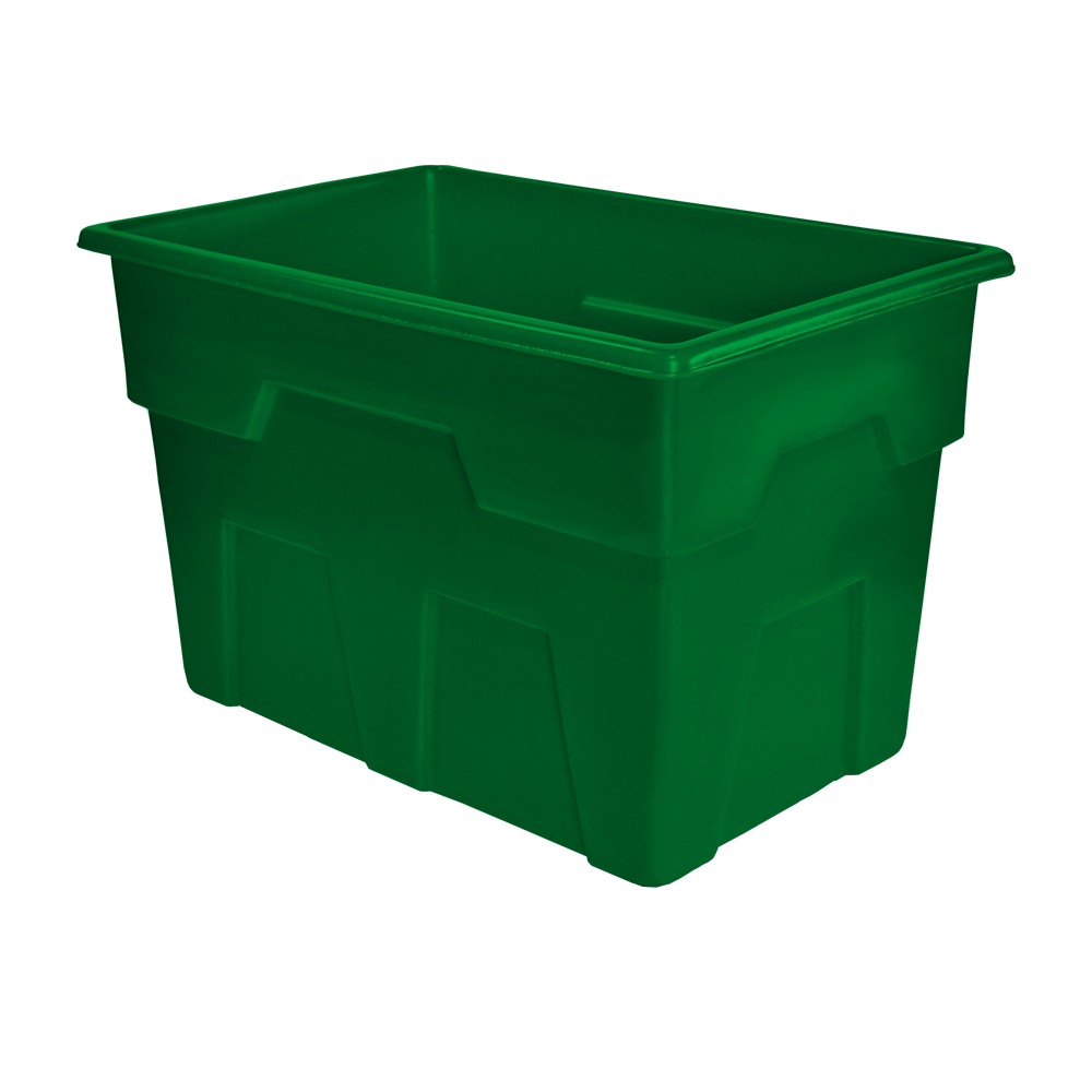 MTB-Series, Bulk Container, 11.5 Bushel, 44.5" x 29" x 29.25" - Green, Heavy Duty 