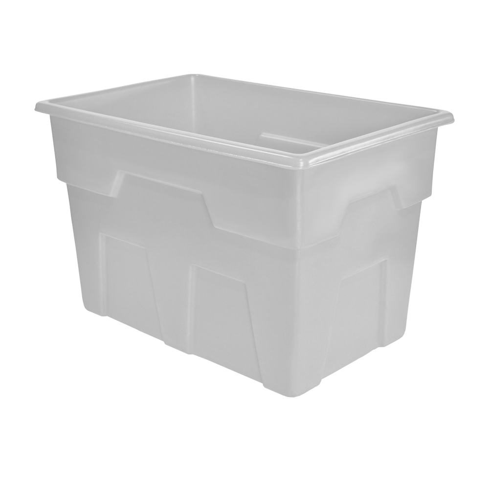 MTB-Series, Bulk Container, 11.5 Bushel, 44.5" x 29" x 29.25" - White, Heavy Duty 
