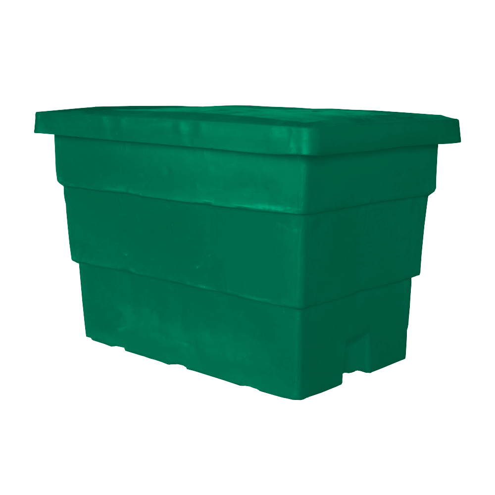 MTC-Series, Bulk Container, 14.5 Bushel, 48" x 32" x 32.5" - Green, Heavy Duty 