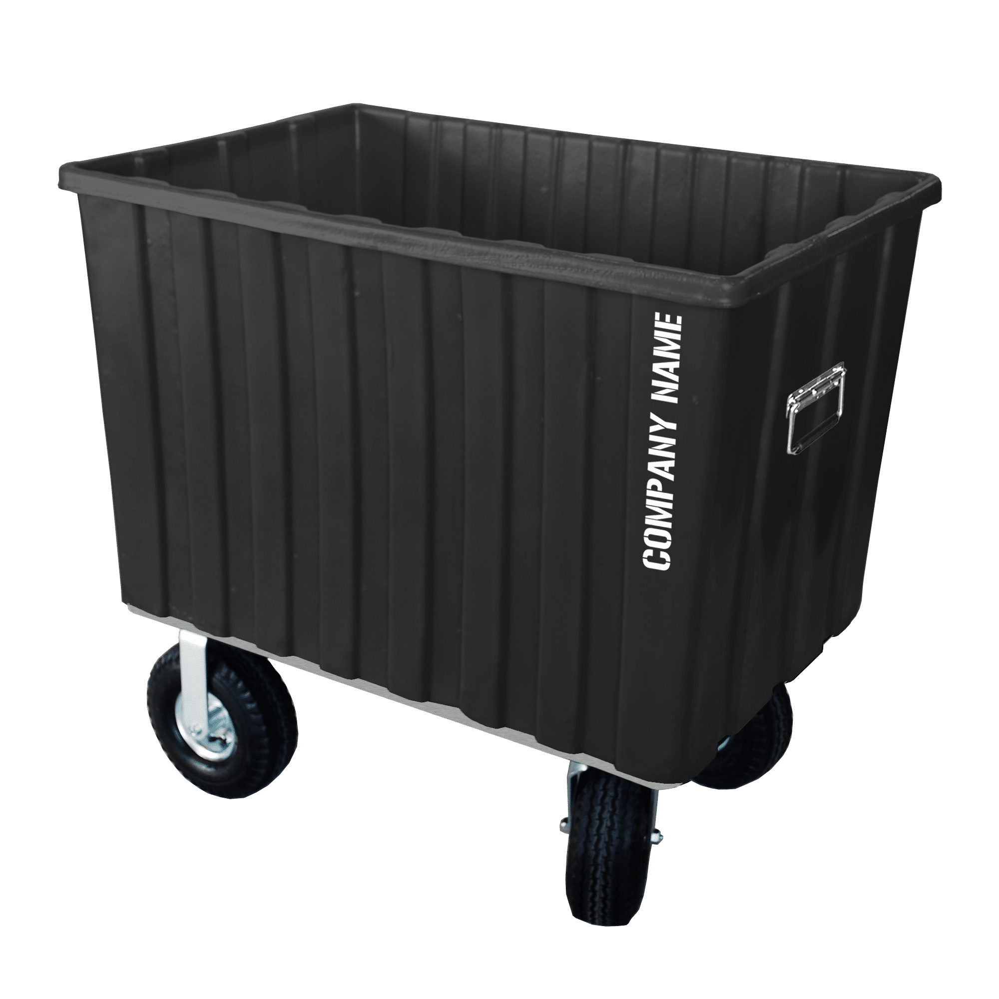 MTE-H8, Heavy Duty Film Production Hamper Cart, 12 Bushel, 41" x 28.25"x 46" - Black 