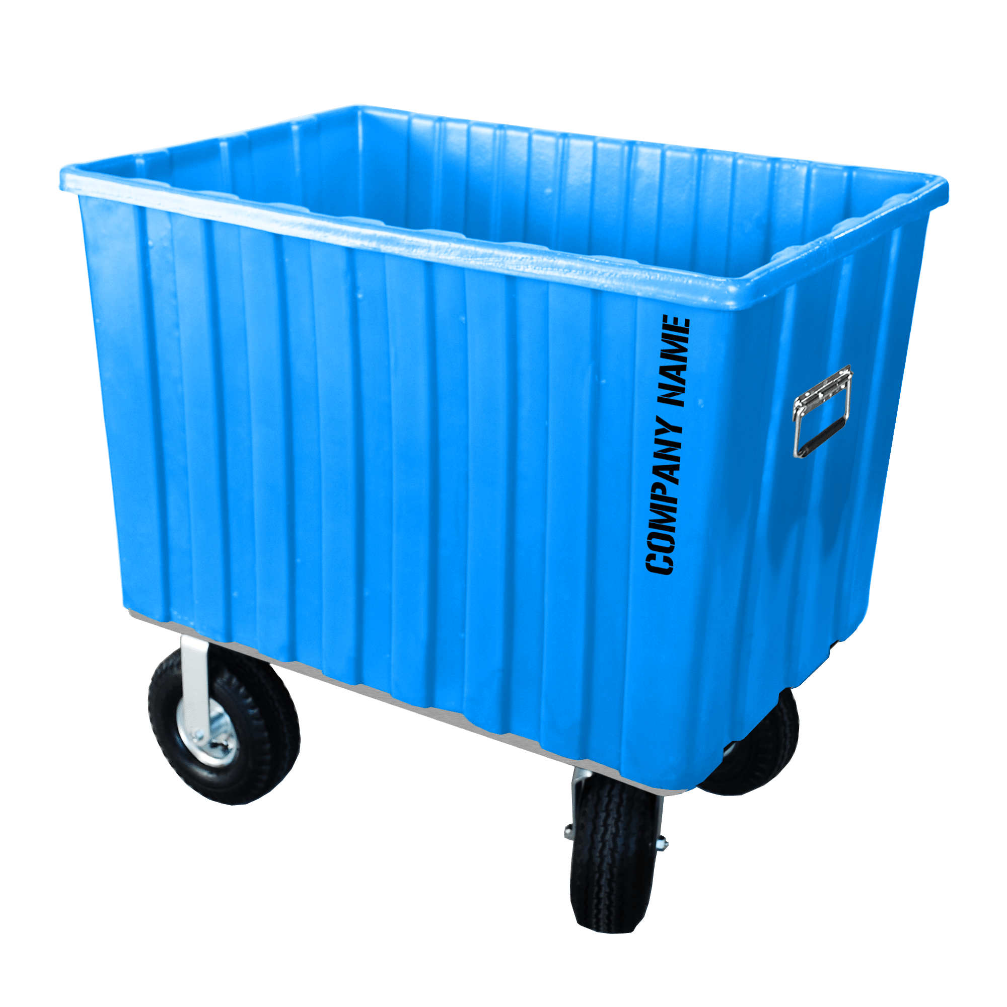 MTE-H8, Heavy Duty Film Production Hamper Cart, 12 Bushel, 41" x 28.25"x 46" - Blue 