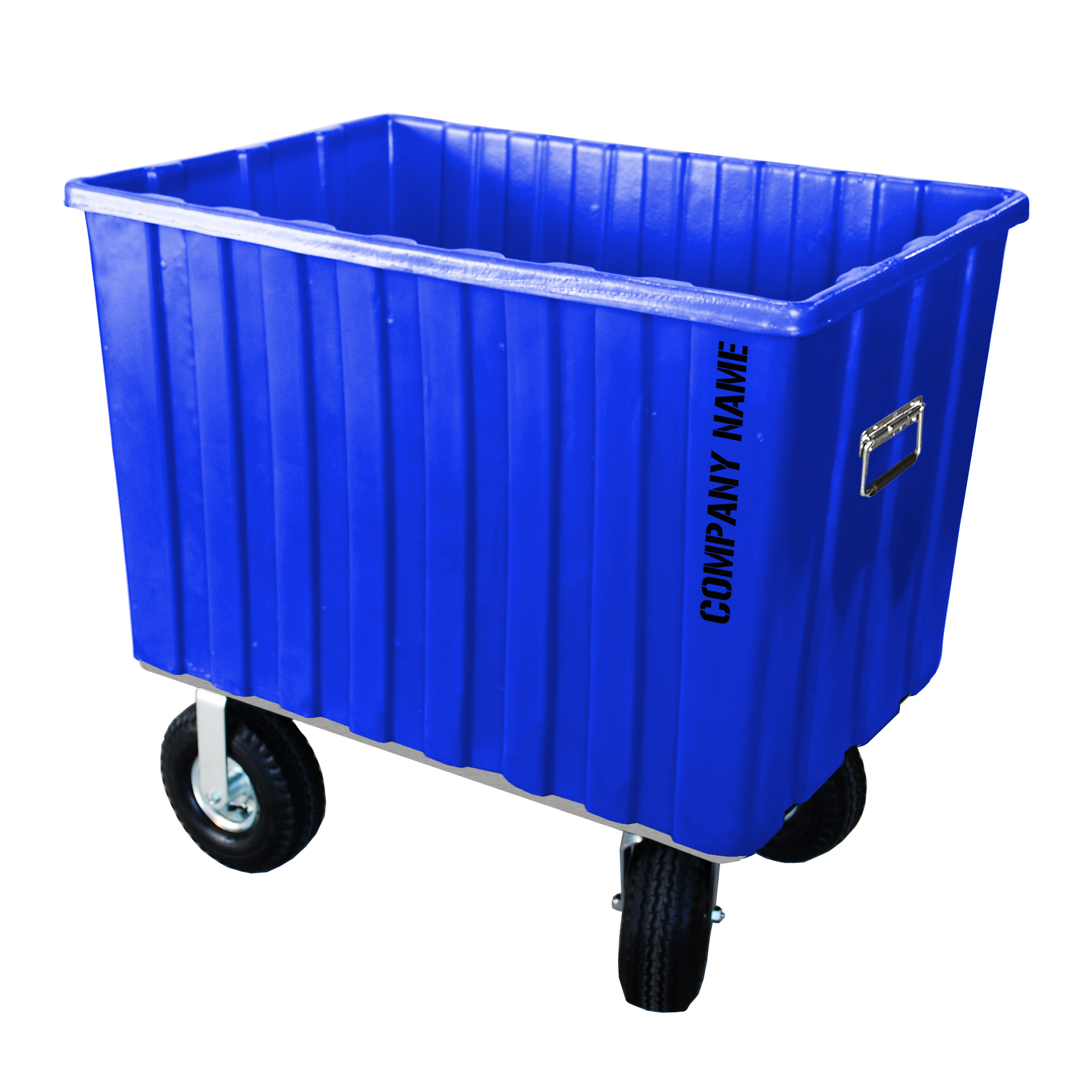 MTE-H8, Heavy Duty Film Production Hamper Cart, 12 Bushel, 41" x 28.25"x 46" - Dark Blue 