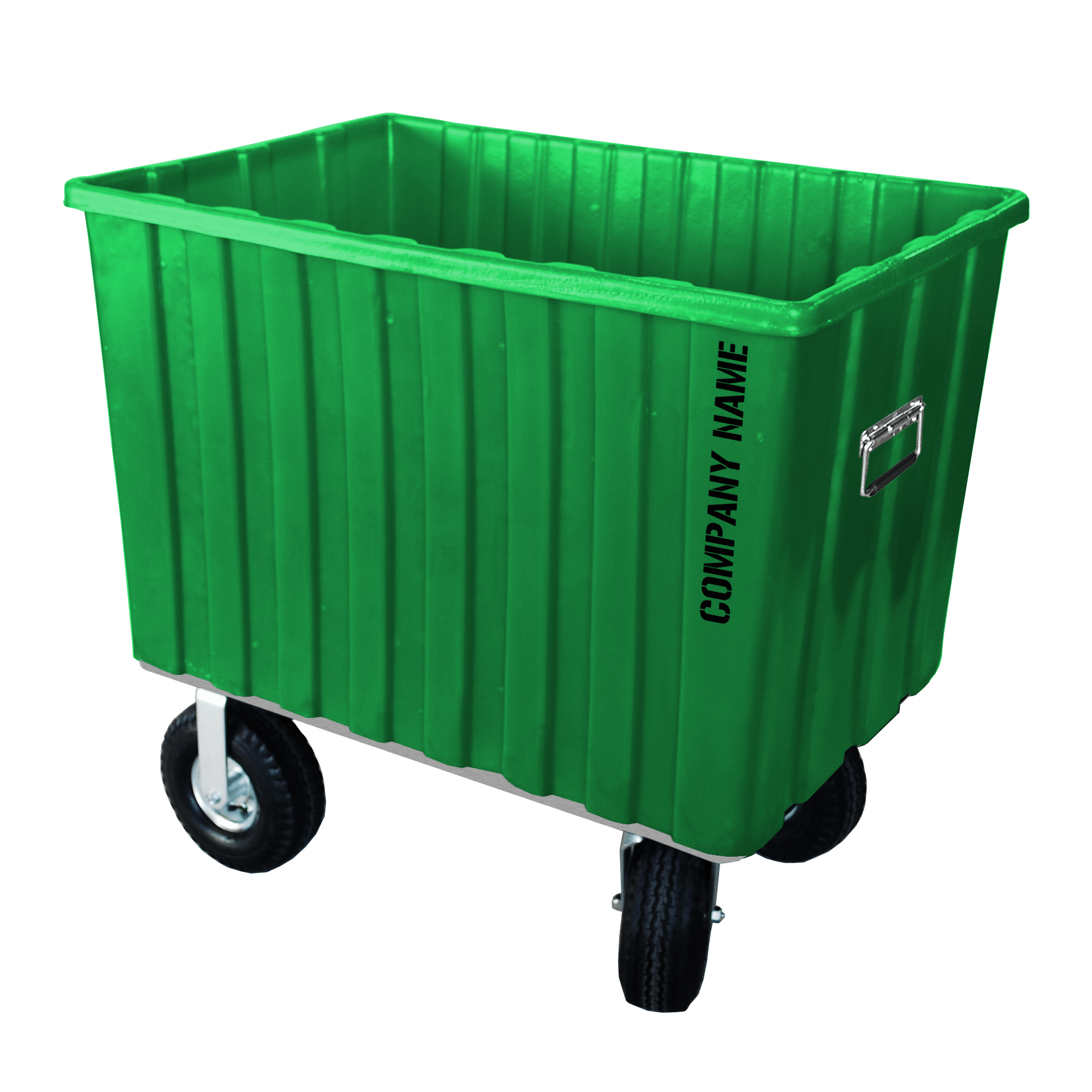 MTE-H8, Heavy Duty Film Production Hamper Cart, 12 Bushel, 41" x 28.25"x 46" - Lime Green 