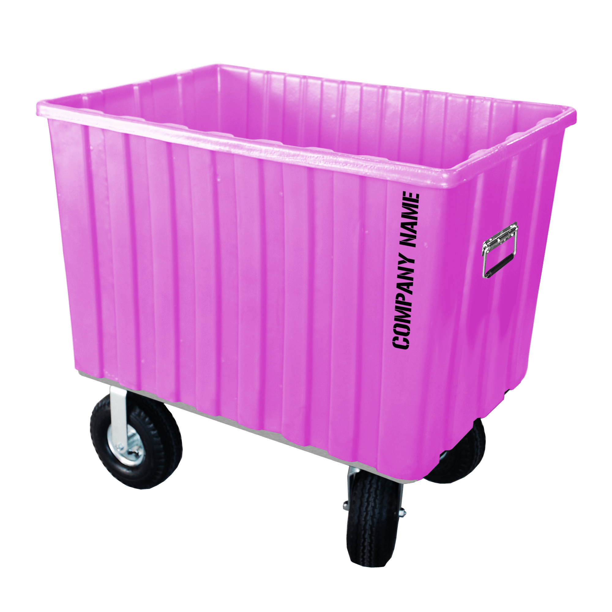 MTE-H8, Heavy Duty Film Production Hamper Cart, 12 Bushel, 41" x 28.25"x 46" - Pink 