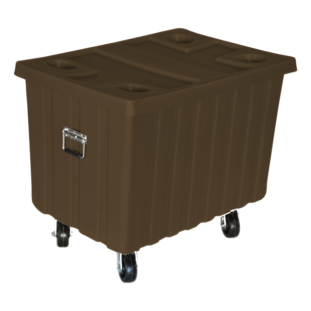 MTE-2-H5-HL, Bulk Box Truck, 12 Bushel, 41" x 28.25"x 32.5" - Brown 