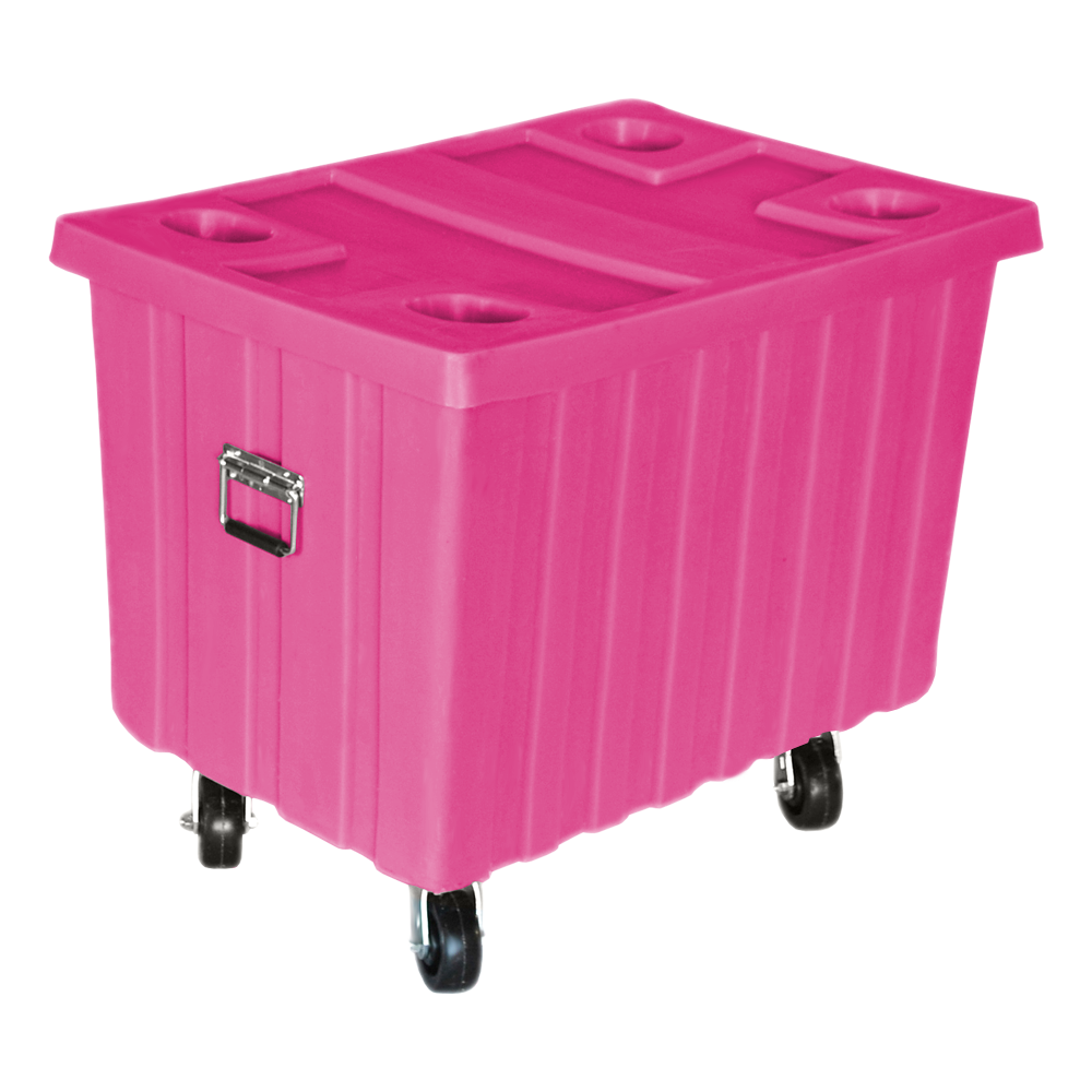 MTE-2-H5-HL, Bulk Box Truck, 12 Bushel, 41" x 28.25"x 32.5" - Pink 