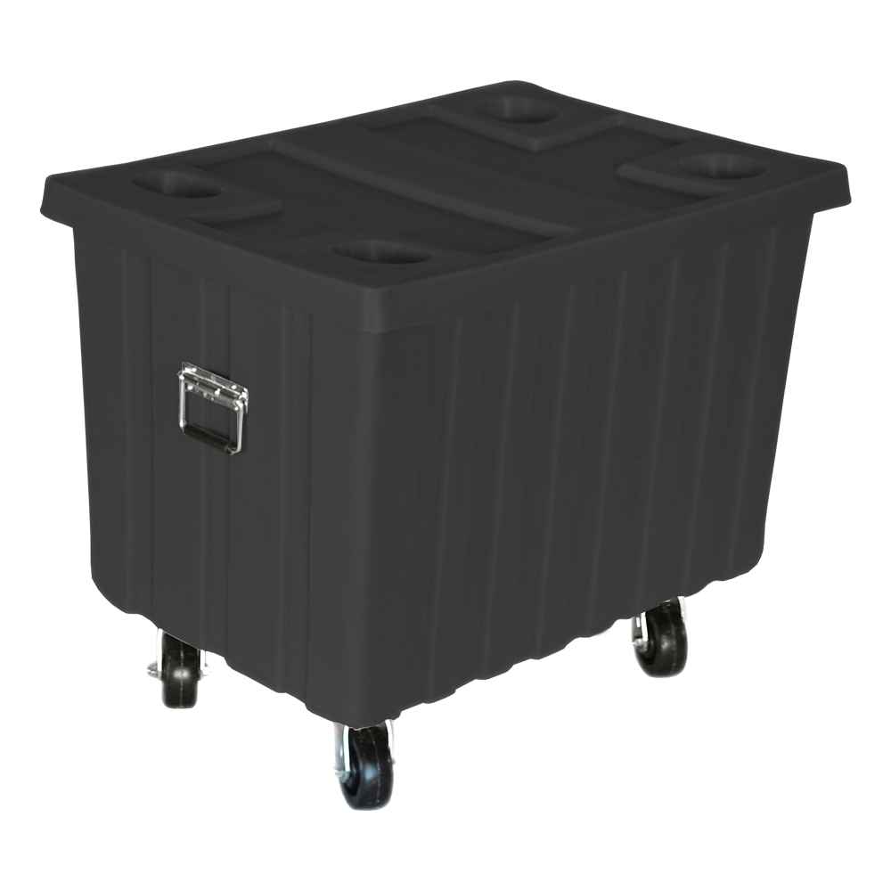 MTE-2-H5-HL, Bulk Box Truck, 12 Bushel, 41" x 28.25"x 32.5" - Black 