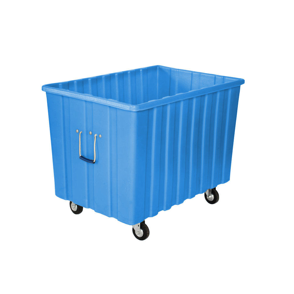 MTE-H4, Bulk Box Truck, 12 Bushel, 41" x 28.25"x 32.5" - Blue, Heavy Duty 