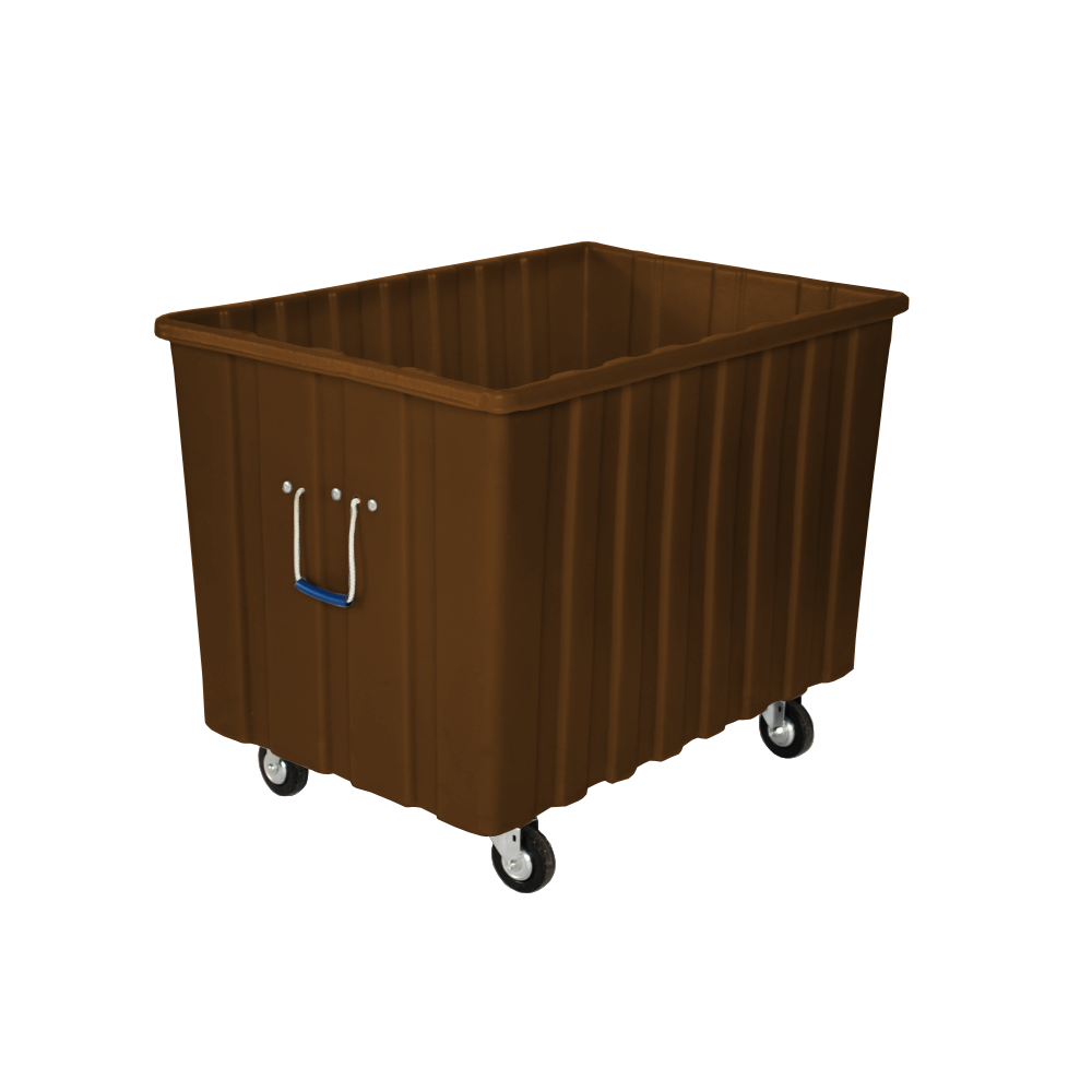 MTE-H4, Bulk Box Truck, 12 Bushel, 41" x 28.25"x 32.5" - Brown, Heavy Duty 