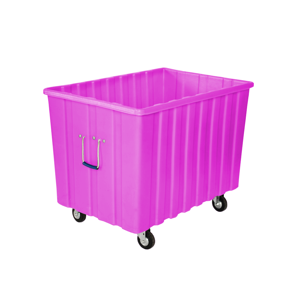 MTE-H4, Bulk Box Truck, 12 Bushel, 41" x 28.25"x 32.5" - Pink, Heavy Duty 