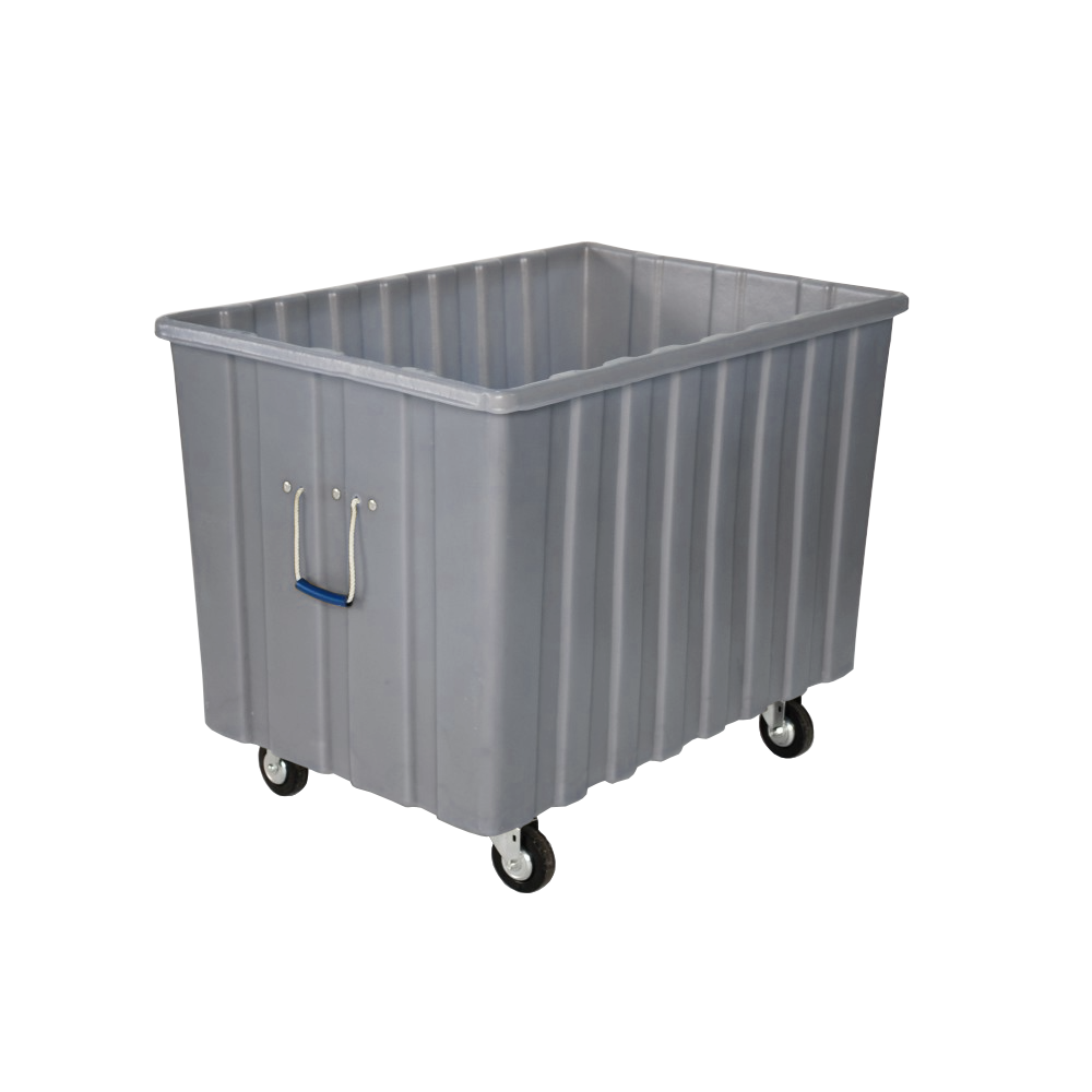 MTE-H4, Bulk Box Truck, 12 Bushel, 41" x 28.25"x 32.5" - Grey, Heavy Duty 