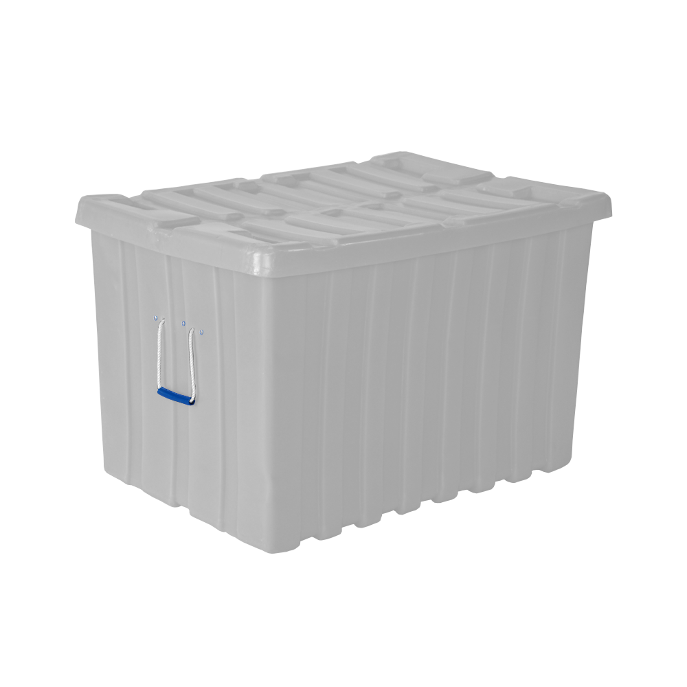 MTE-Series, Bulk Containers, 11.3 Bushel, 41" x 28" x 26.5" - White, Heavy Duty 
