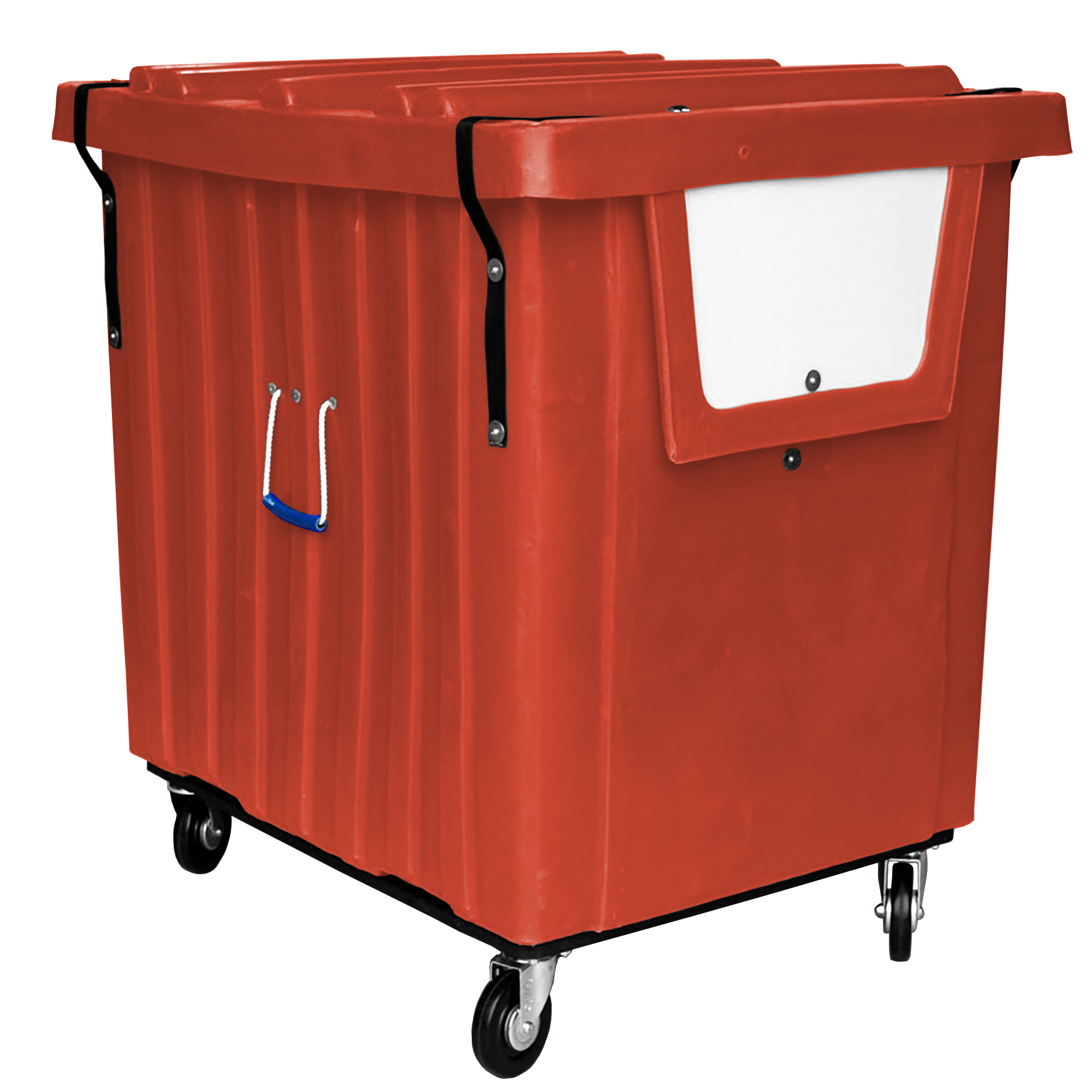 MTV-H5-LPSS, Hopper Front Box Truck, 20 Bushel, 41" x 34" x 42" - Red, Heavy Duty 
