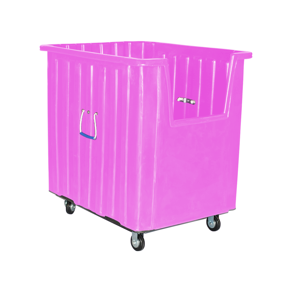 MTV-H5, Hopper Front Box Truck, 20 Bushel, 41" x 34" x 42" - Pink, Heavy Duty 