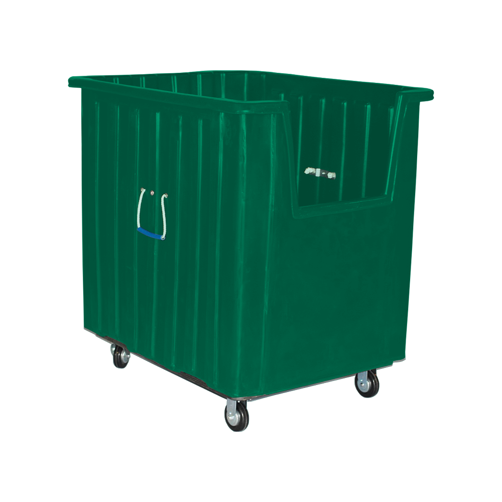 MTV-H5, Hopper Front Box Truck, 20 Bushel, 41" x 34" x 42" - Green, Heavy Duty 
