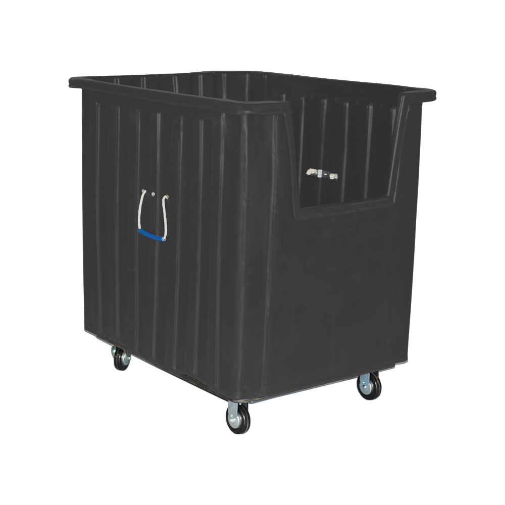 MTV-H5, Hopper Front Box Truck, 20 Bushel, 41" x 34" x 42" - Black, Heavy Duty 