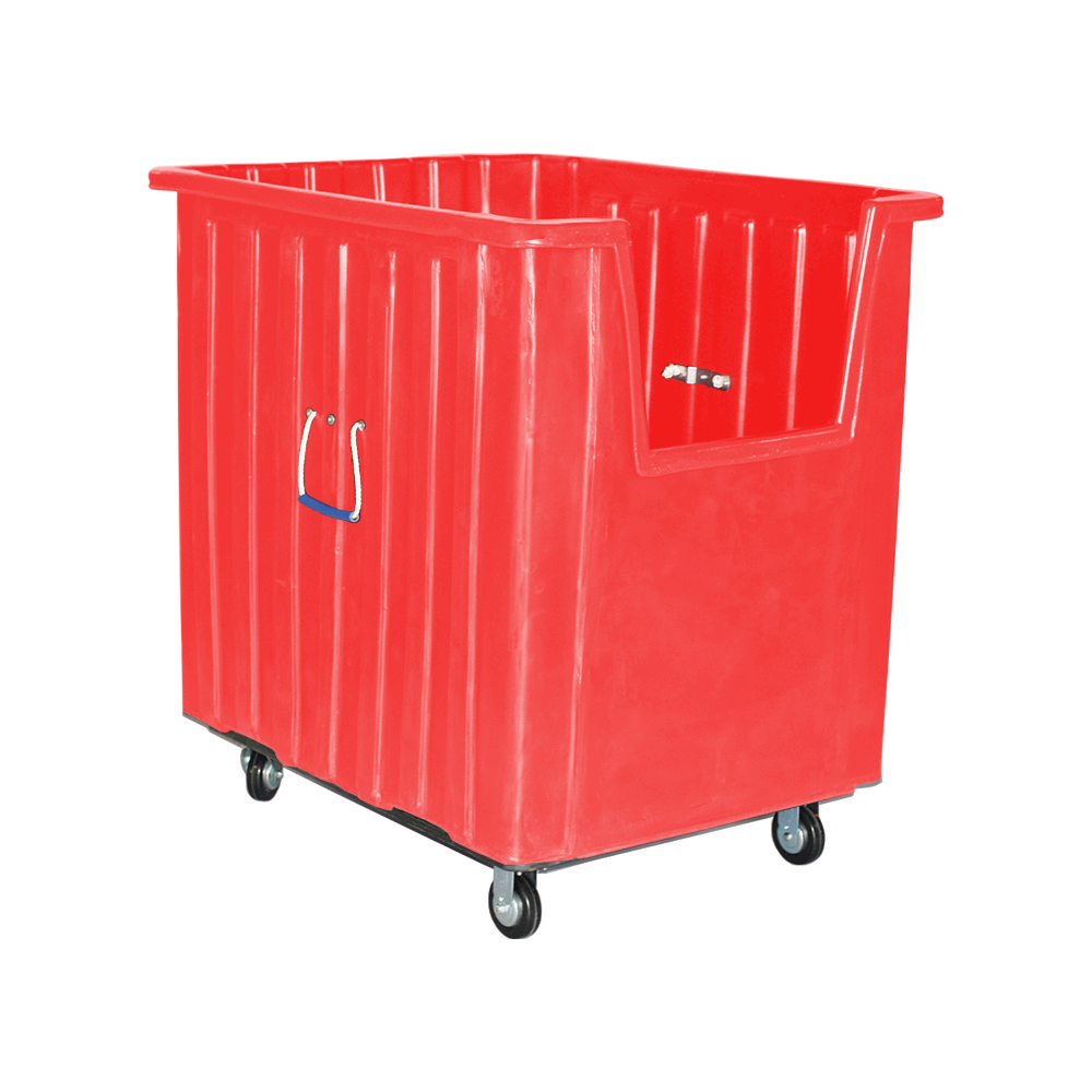 MTV-H5, Hopper Front Box Truck, 20 Bushel, 41" x 34" x 42" - Red, Heavy Duty 