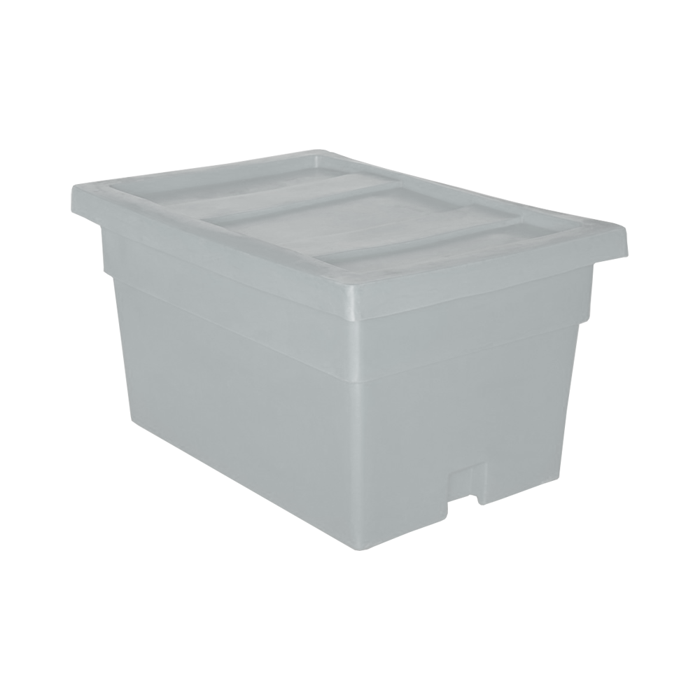 MTX-Series, Bulk Container, 20 Bushel, 54" x 37.5" x 29" - White, Heavy Duty 