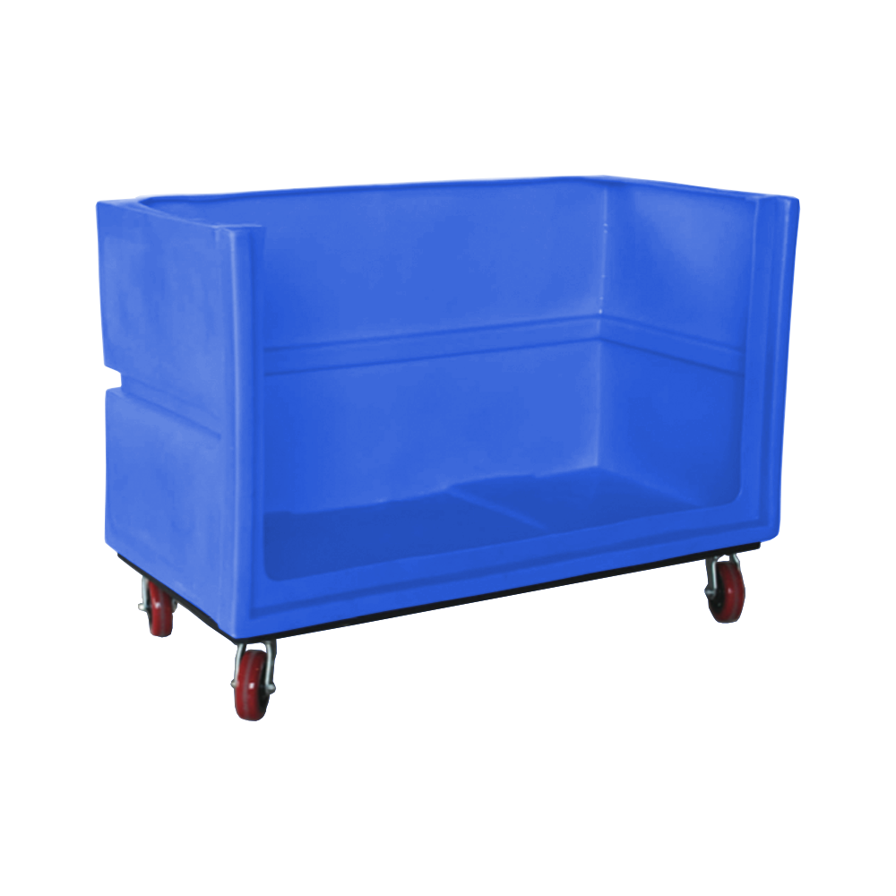 OFC-3429-H6, Bulk Cart, 24 Bushel, 60" x 29.8" x 40" - Blue 