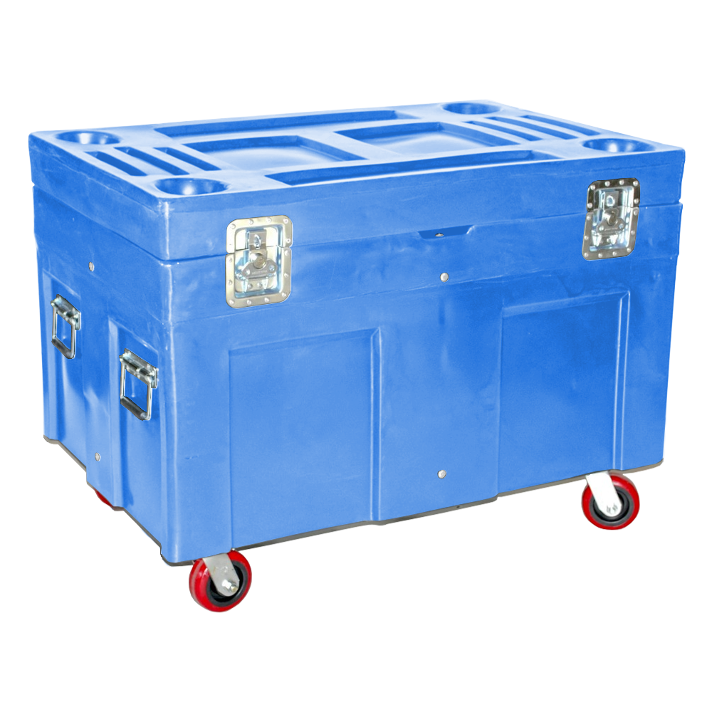 RC-4534-H5, Road Case, 12 Bushel, 45" x 30" x 34" - Blue 