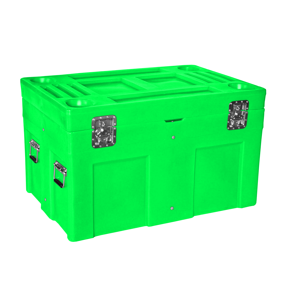 SC-4534, Road Case, 12 Bushel, 45" x 30" x 27.3" - Lime Green 