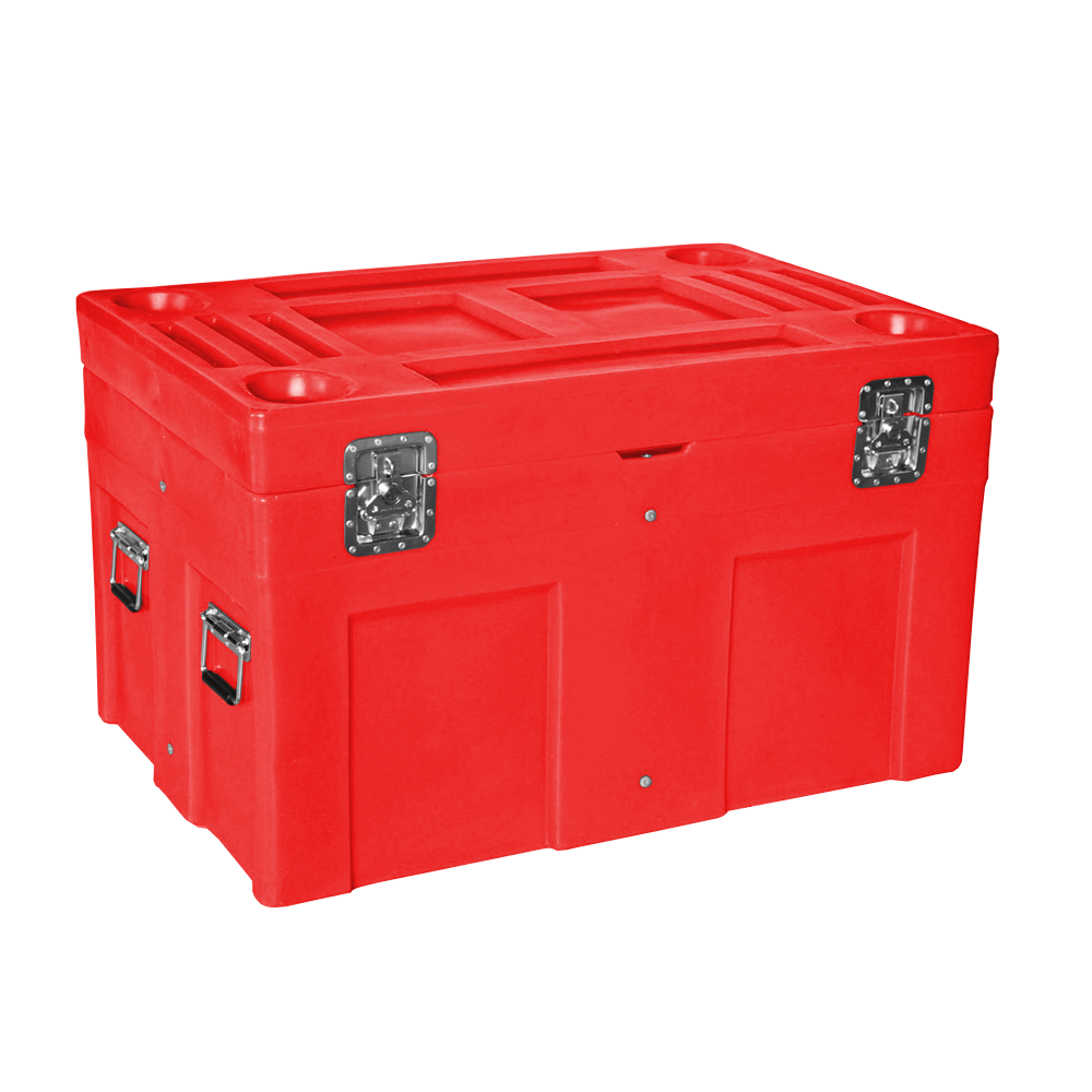SC-4534, Road Case, 12 Bushel, 45" x 30" x 27.3" - Red 