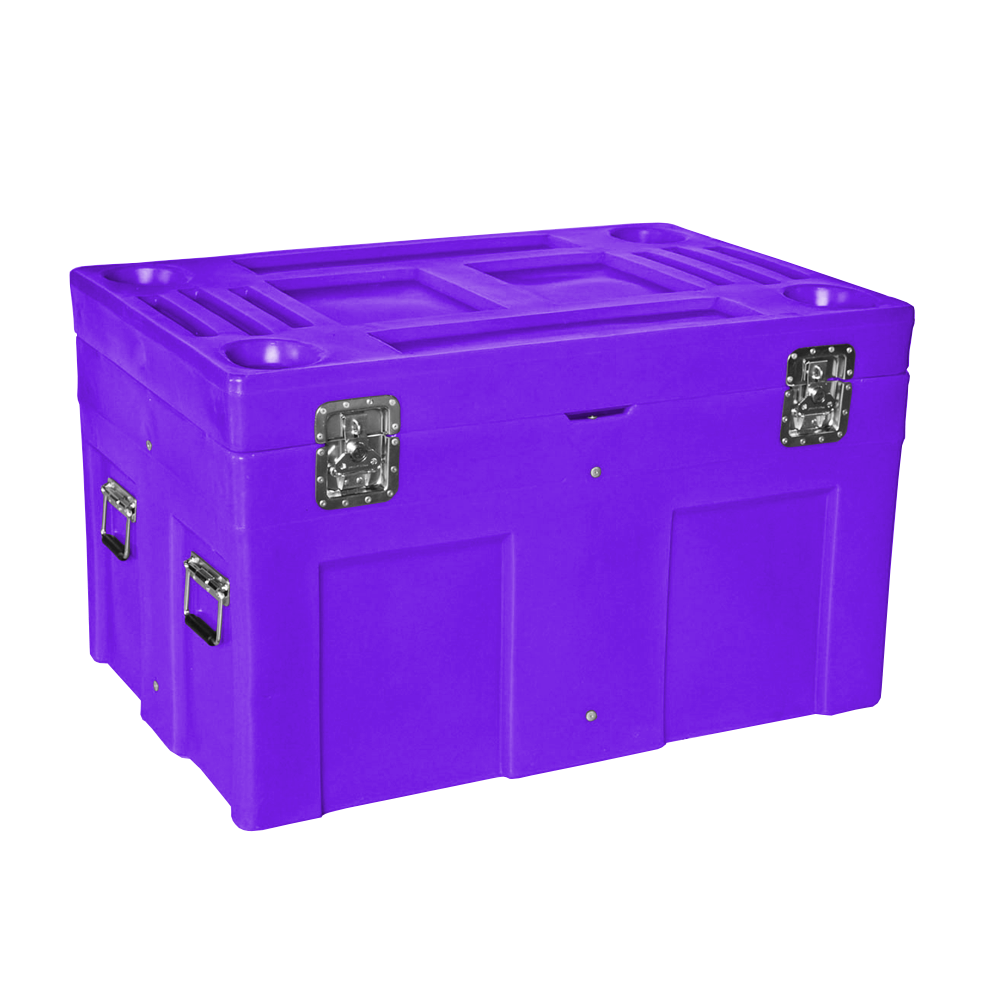 SC-4534, Road Case, 12 Bushel, 45" x 30" x 27.3" - Purple 