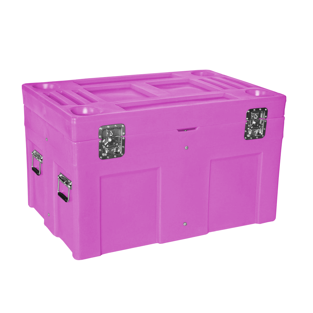 SC-4534, Road Case, 12 Bushel, 45" x 30" x 27.3" - Pink 