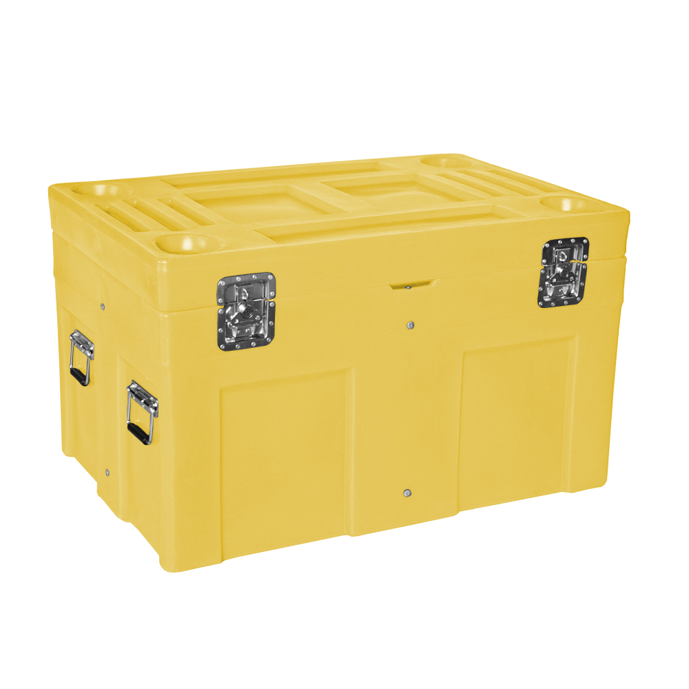 SC-4534, Road Case, 12 Bushel, 45" x 30" x 27.3" - Yellow 