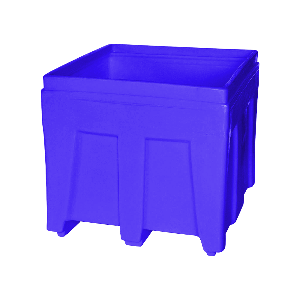 SO-3626 Series, Stack Only Containers, 11.7 Bushel, 36" x 32" x 29.5" - Dark Blue 