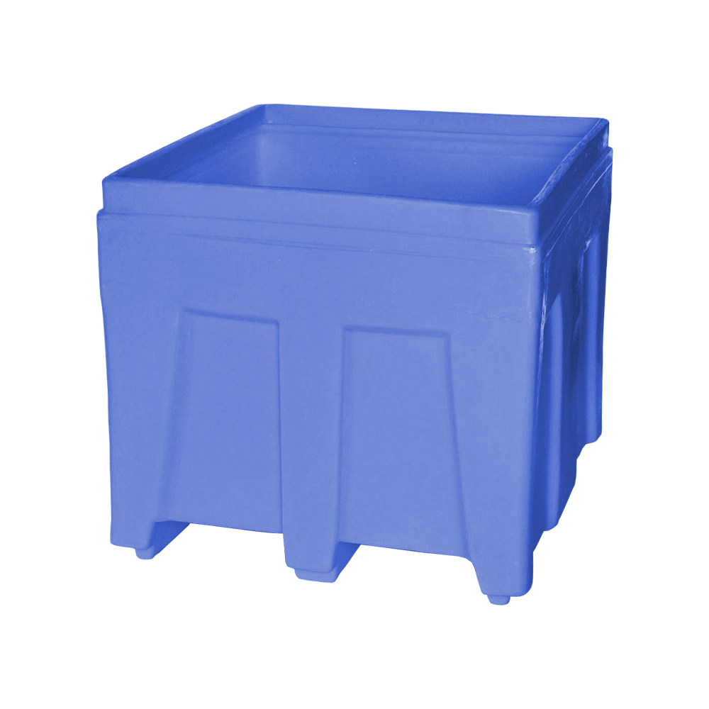 SO-3626 Series, Stack Only Containers, 11.7 Bushel, 36" x 32" x 29.5" - Blue 