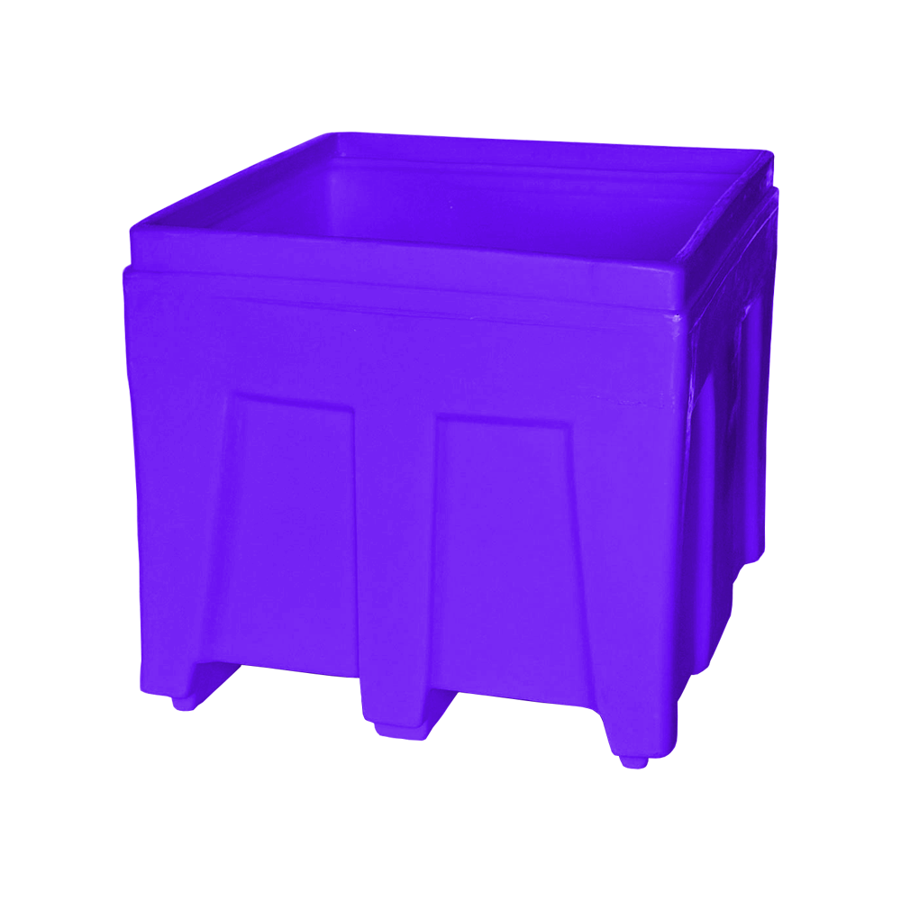 SO-3626 Series, Stack Only Containers, 11.7 Bushel, 36" x 32" x 29.5" - Purple 