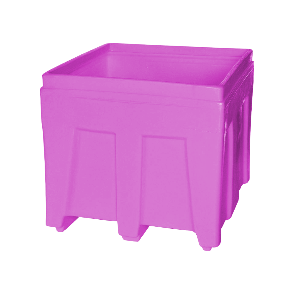 SO-3626 Series, Stack Only Containers, 11.7 Bushel, 36" x 32" x 29.5" - Pink 