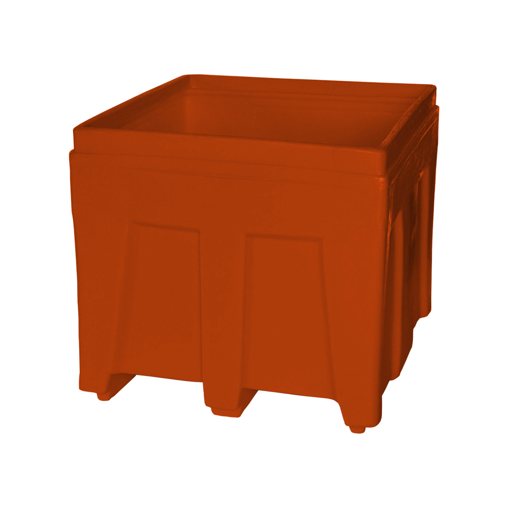 SO-3626 Series, Stack Only Containers, 11.7 Bushel, 36" x 32" x 29.5" - Orange 