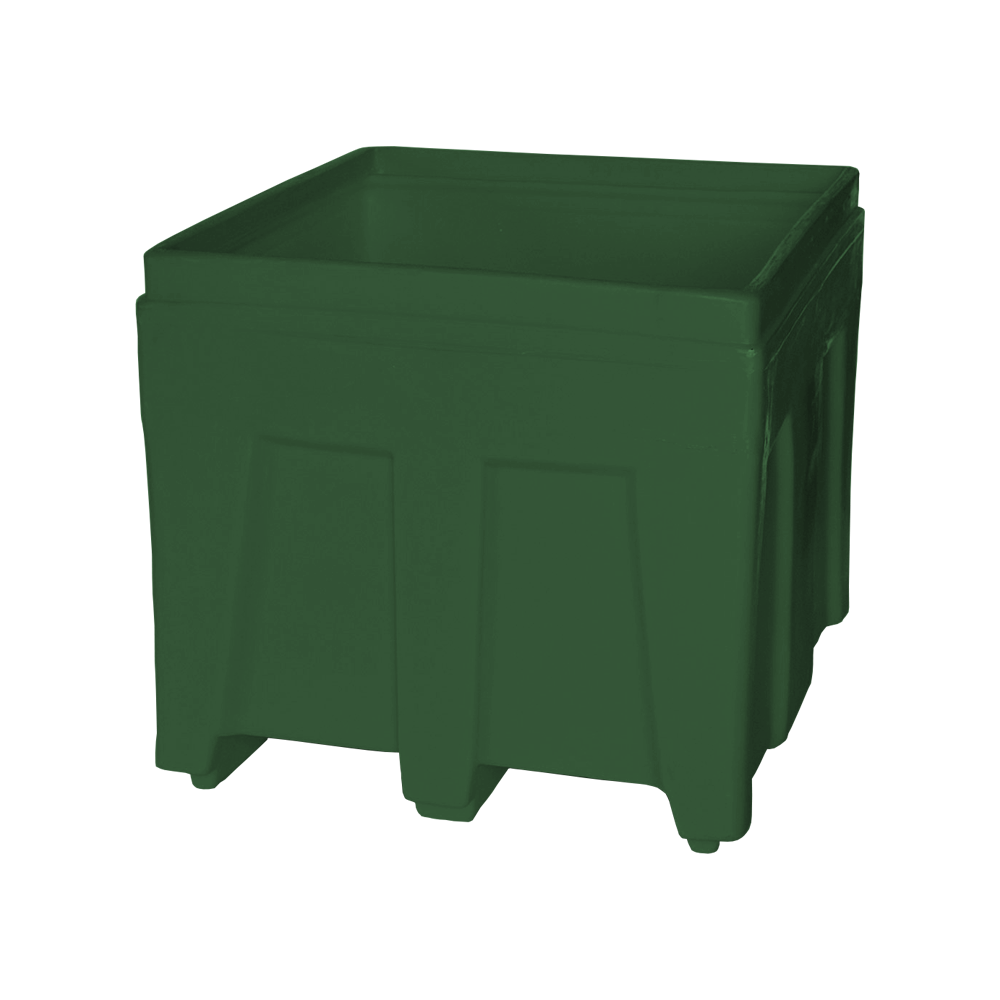 SO-3626 Series, Stack Only Containers, 11.7 Bushel, 36" x 32" x 29.5" - Green 