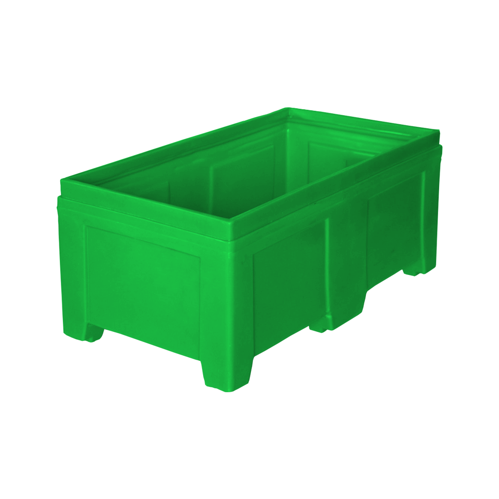 SO-5524 Series, Stack Only Container, 13.25 Bushel, 55" x 30" x 24" - Lime Green 
