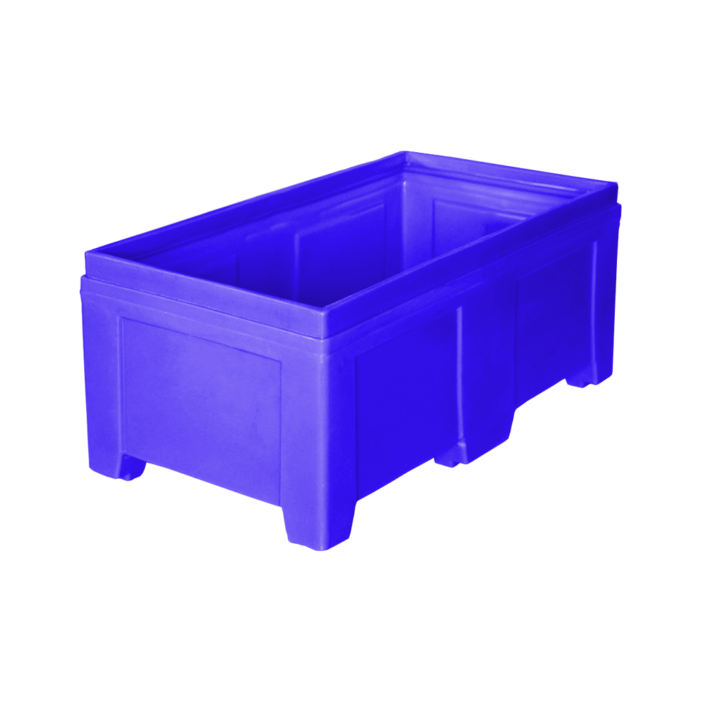 SO-5524 Series, Stack Only Container, 13.25 Bushel, 55" x 30" x 24" - Dark Blue 