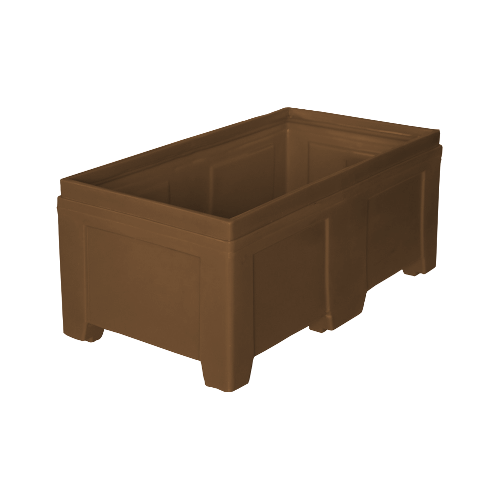 SO-5524 Series, Stack Only Container, 13.25 Bushel, 55" x 30" x 24" - Brown 