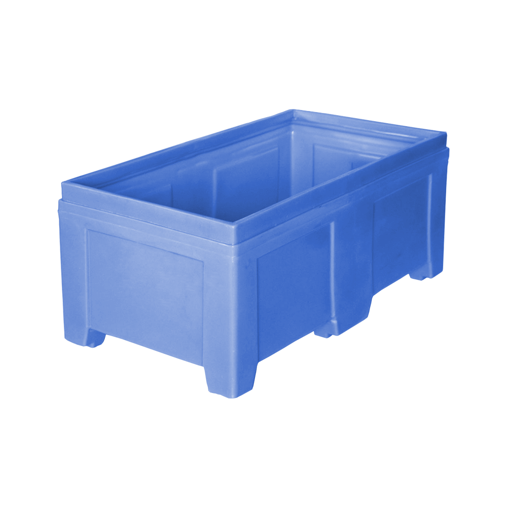 SO-5524 Series, Stack Only Container, 13.25 Bushel, 55" x 30" x 24" - Blue 