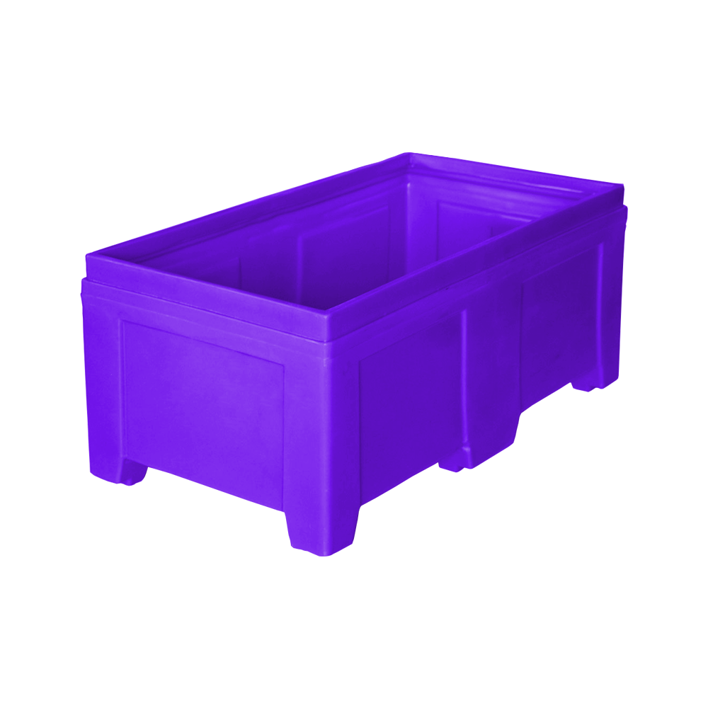 SO-5524 Series, Stack Only Container, 13.25 Bushel, 55" x 30" x 24" - Purple 