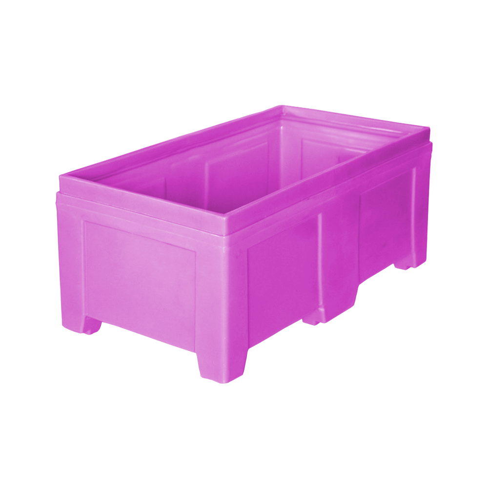 SO-5524 Series, Stack Only Container, 13.25 Bushel, 55" x 30" x 24" - Pink 