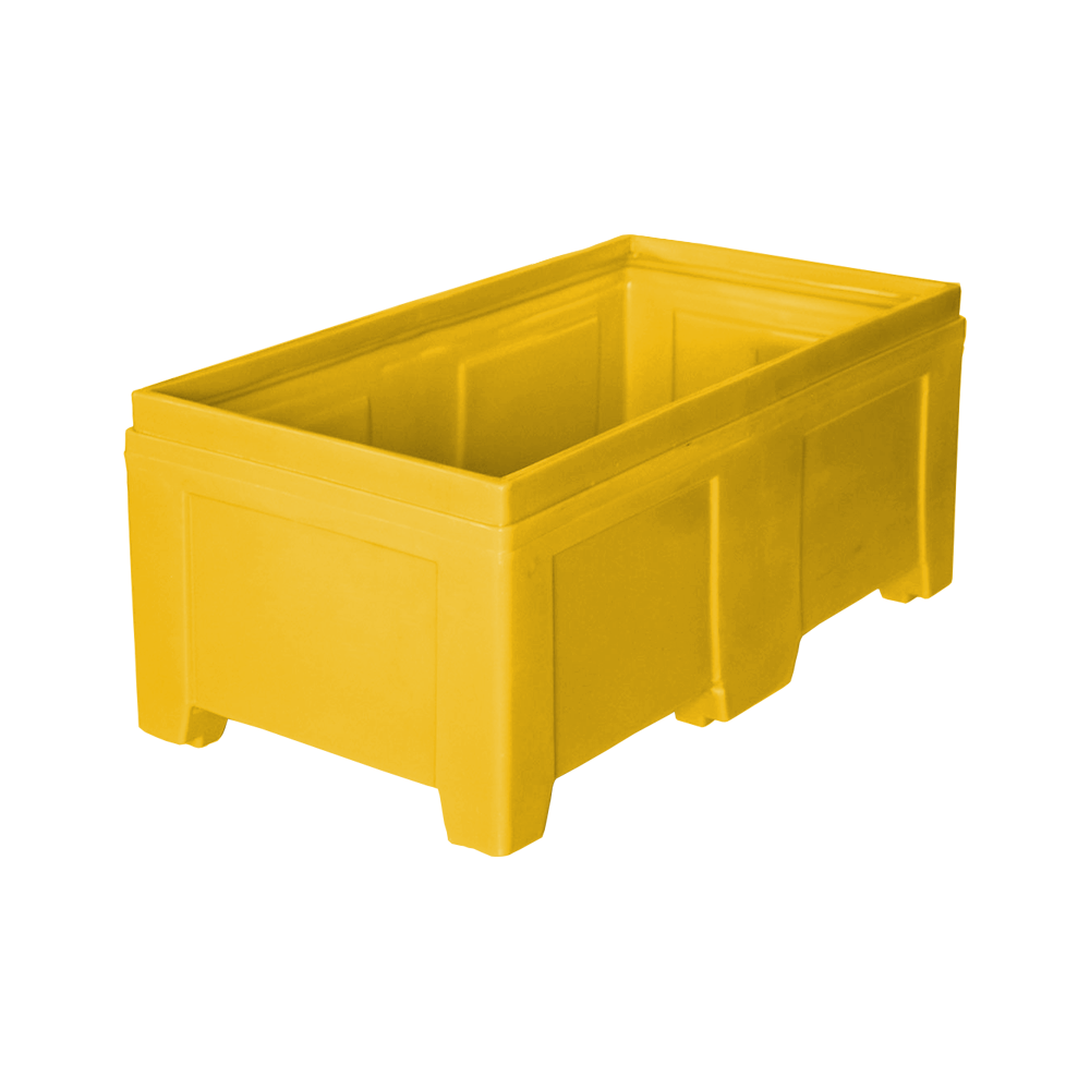 SO-5524 Series, Stack Only Container, 13.25 Bushel, 55" x 30" x 24" - Yellow 