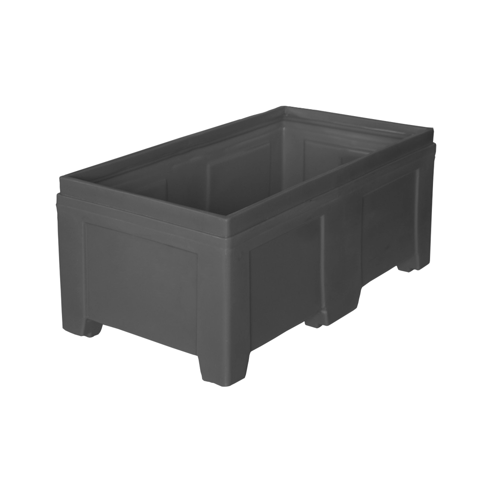 SO-5524 Series, Stack Only Container, 13.25 Bushel, 55" x 30" x 24" - Dark Gray 