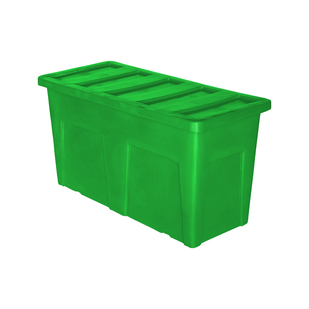 SW-5530 Series, Bulk Container, 13 Bushel, 56" x 25" x 30" - Lime Green, Heavy Duty 