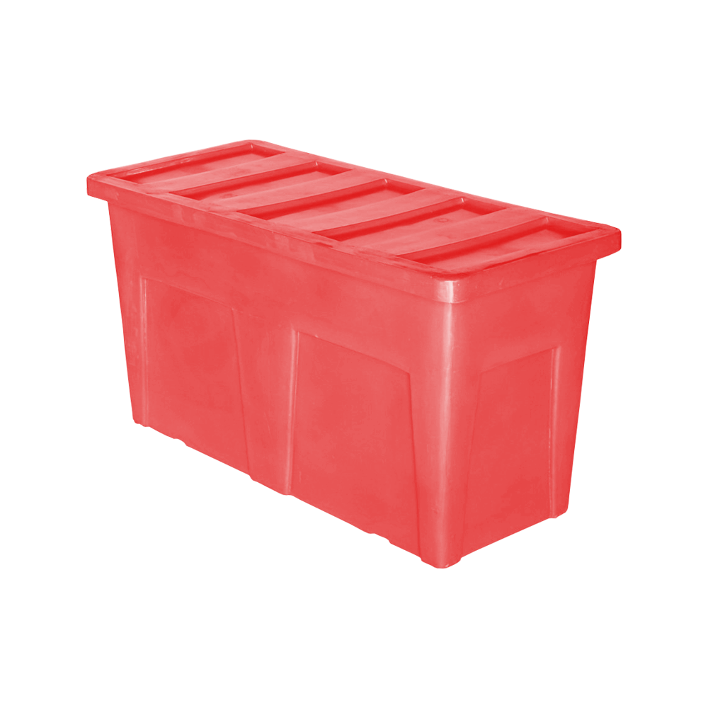 SW-5530 Series, Bulk Container, 13 Bushel, 56" x 25" x 30" - Red, Heavy Duty 